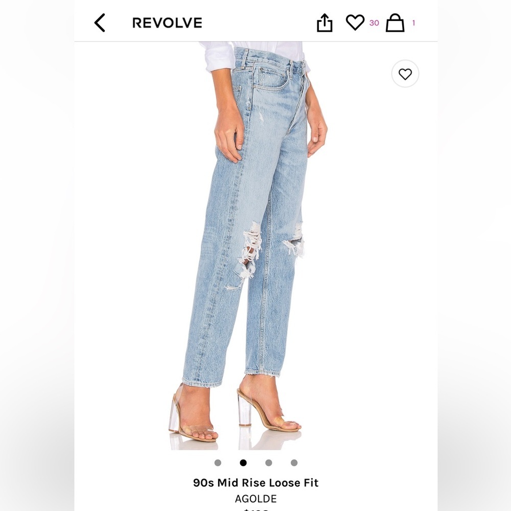 Agolde 90s midrise jeans - Picture 2 of 5